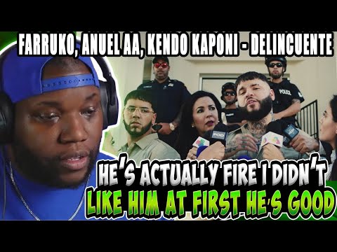 Vocalist Reacts - Farruko, Anuel AA, Kendo Kaponi - Delincuente (Official Video)