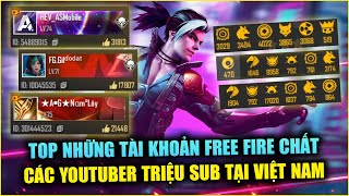 Free Fire | Cùng Soi ID Top Tài Khoản Youtuber Triệu Người Theo Dõi Tại Việt Nam | Rikaki Gaming