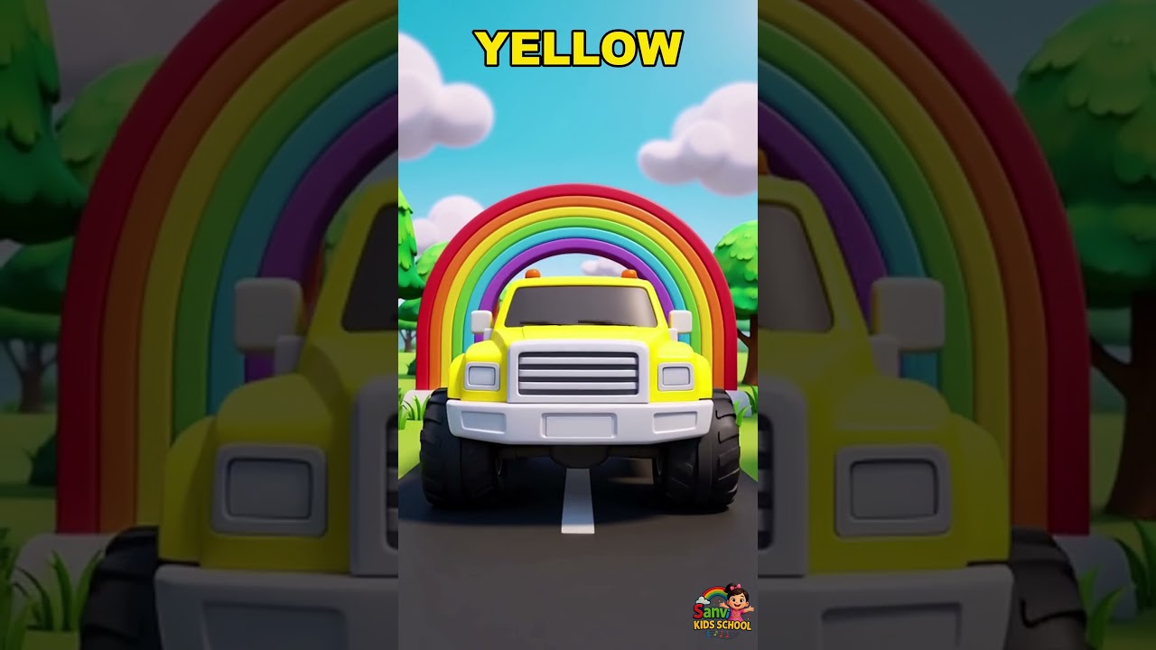 Colors Learning with Cars 🟢🟡🔴 | Colors Song for Toddlers 