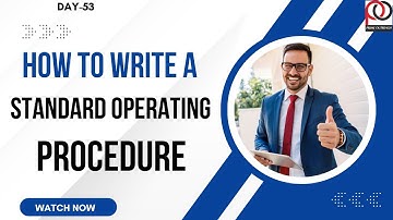 How to Build SOPs Standard Operating Procedures  Simplify & Scale Your Business | Day-53