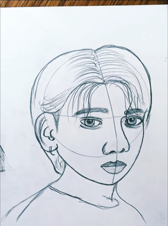 BTS Jungkook Drawing 💜#jungkook #bts #drawing #shorts