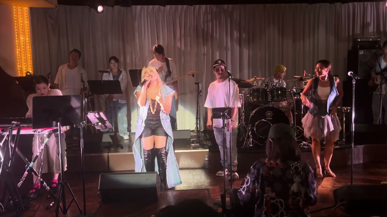 #8/3銀座ケントス　#1stステージ　#navyblue #HIDE #MAE #田中美里　#m!ho #kyte