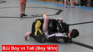 BJJ Boy vs Girl (Boy Win Triangle Choke Submission)