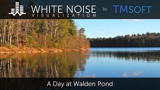 A Day At Walden Pond - 1 Hour Relaxing Sleep Sound with Dark Screen Saver