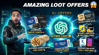 Chatgpt X IPL Loot | Flipkart x Uber FREE | 100 FREE Ipl Tickets | FREE Meal | FREE Amazon Giftcards screenshot 3