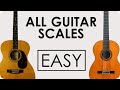 Complete guitar scales  super easy first guitar lesson