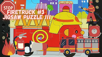 Firetruck #3 - Jigsaw Puzzle 🧩❗|| Game for Kids & Toddlers