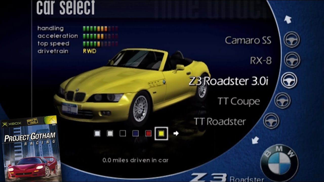 PGR1 | BMW Z3 Roadster 3.0i | Project Gotham Racing 1 | PGR Retro ...