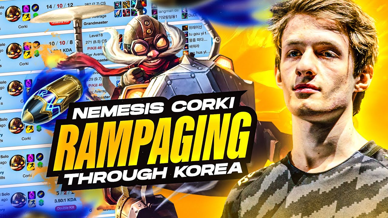 200 CS at 17 Minutes?? Nemesis OBSESSED with FIRST STRIKE CORKI!