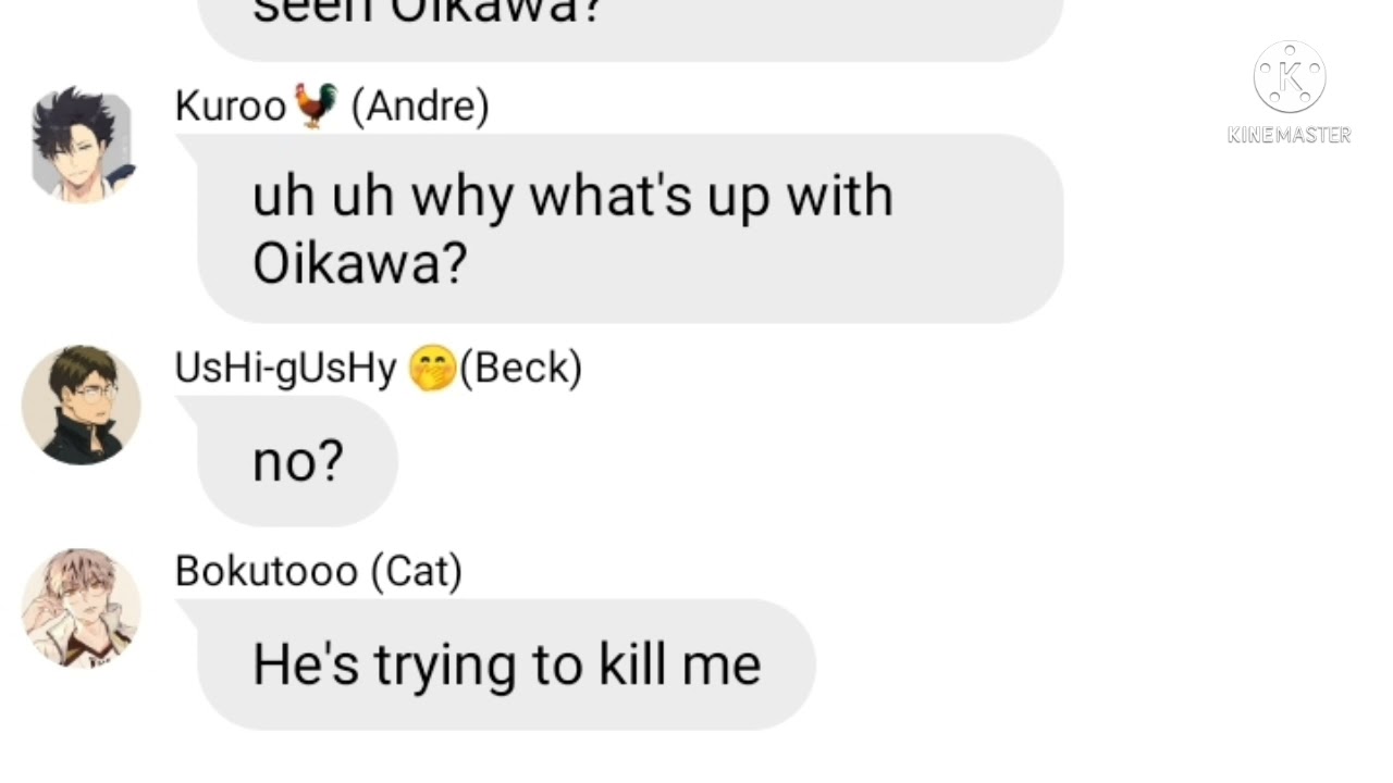 Oikawa's eyebrows // Victorious Skit