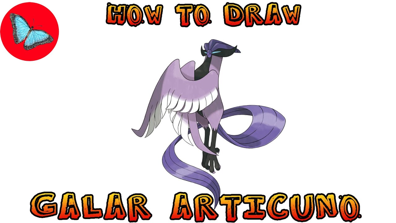 How To Draw Galar Articuno Pokemon