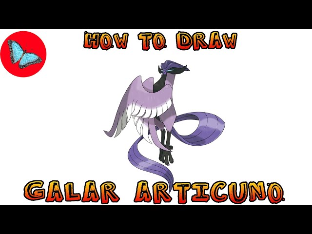 How to draw Articuno (Galarian Form)