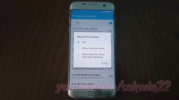 Samsung Galaxy S7 Edge : How to Show Debug GPU overdraw (Android Marshmallow)