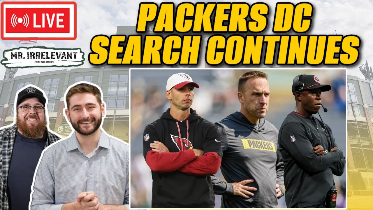 LIVE: Packers Search for New DC | Hafley to Dolphins + Coaching Carousel Update