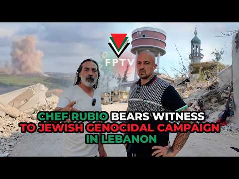 Chef Rubio Bears Witness to Jewish Genocidal Campaign in Lebanon