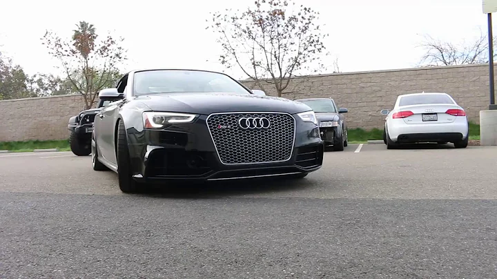 JHM Audi RS5 2.75" Downpipe / X-Pipe Combo & Stock Catback - Exhaust Sound