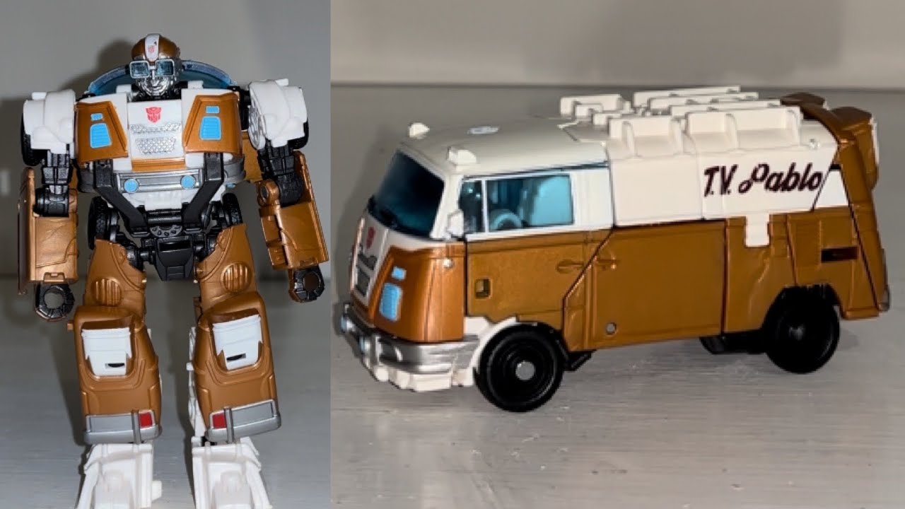 How to transform Rise of the beasts deluxe Wheeljack figure. Transformers ROTB movie mainline