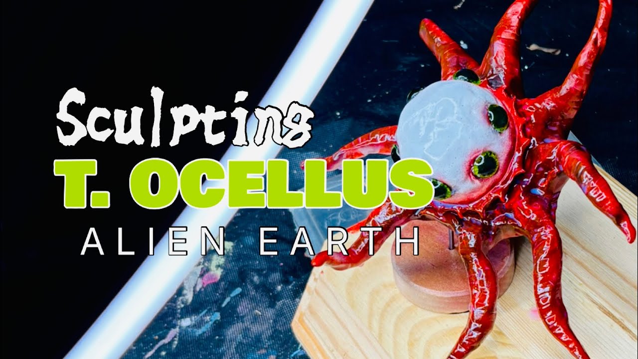Sculpting Alien Earth (2025) T Ocellus #alienearth #sculpture #alien ...