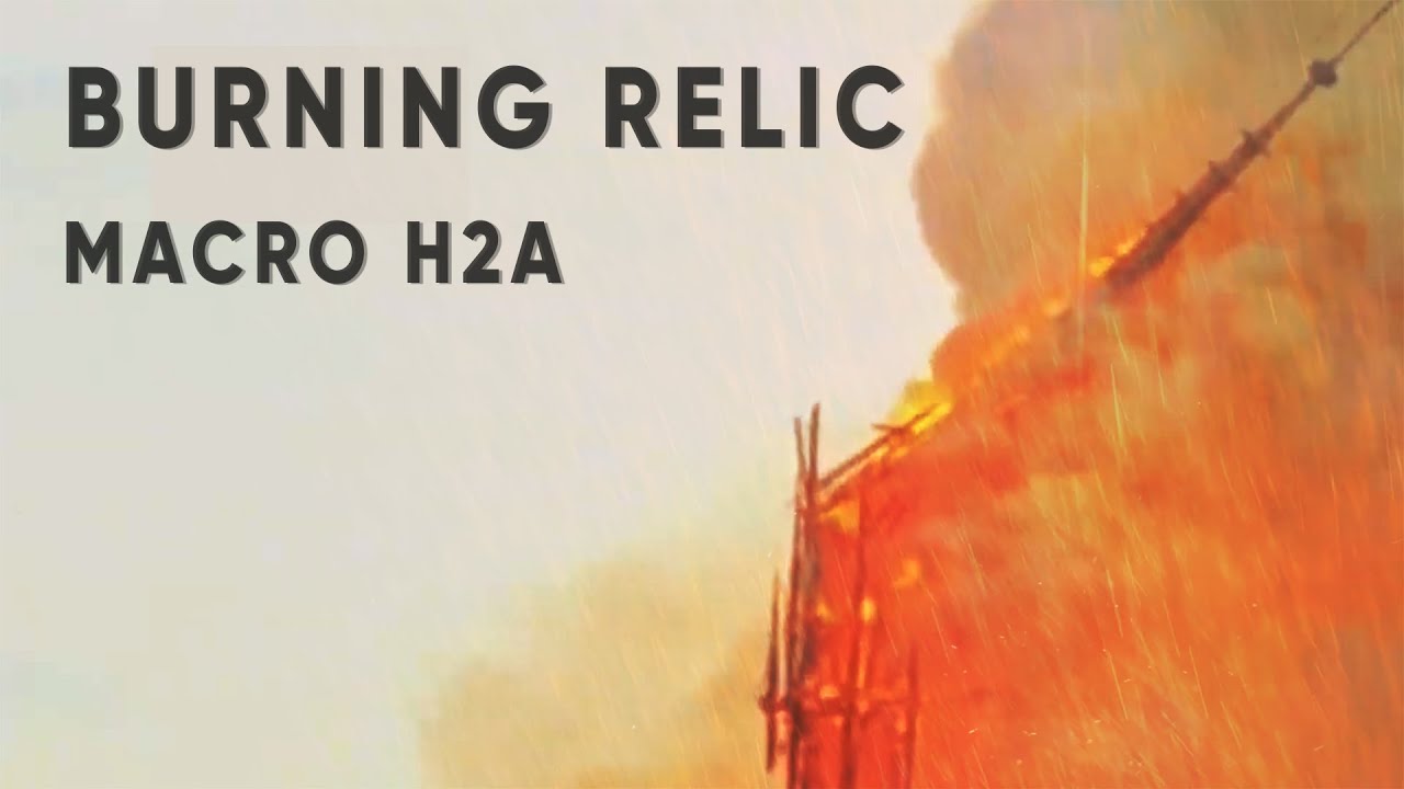 Macro H2A - Burning Relic Notre Dame de Paris Cathédrale /Anniversary of the tragic fire/ Tribute 🙏