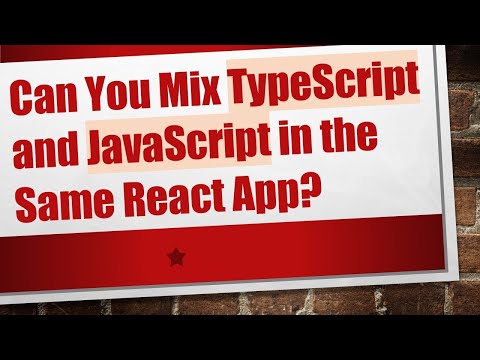 Can You Mix TypeScript and JavaScript in the Same React App?
