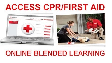 How to Access your Red Cross Blended Learning Online Content
