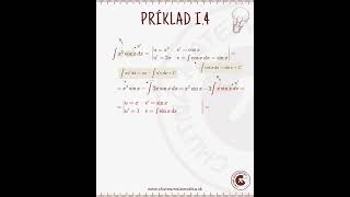 Neurčitý integrál - Príklad I.4 #maths #integration #education