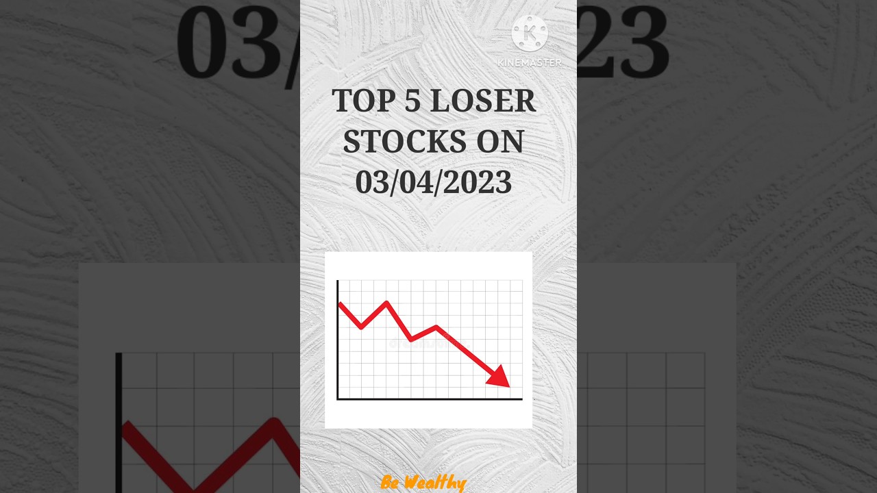 TOP 5 LOSER STOCKS OF NIFTY 50 ON 03/04/2023 nifty nifty50 stock 