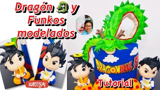 Dragon ball modelados 🐉  Dragón, Funkos Goku y Vegeta Tutorial