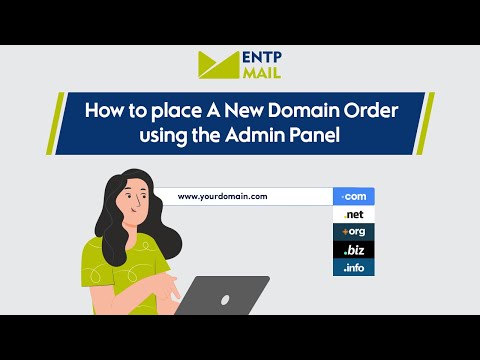 ENTP Mail | How to place a new domain order using the Admin Panel