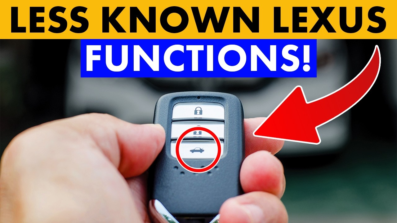 Reprogram Lexus Key Fob Lexus Key Fob Tricks And Hidden Features You NEVER Knew Existed - YouTube