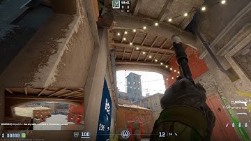 CS2 Inferno B CT smoke + boost