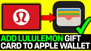 How To Add Lululemon Gift Card To Apple Wallet 2026 screenshot 2