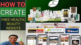 HOW TO REGISTER LISA ACCOUNT-CREATE HEALTH AND BEAUTY PRODUCTS WEBSITE FOR JC PREMIER DISTRIBUTORS
