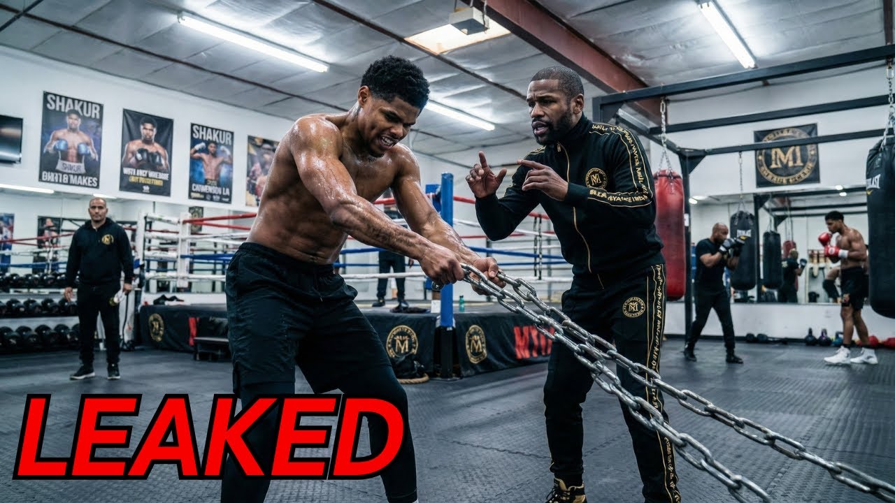 ВНУТРИ ЛАГЕРЯ: Мэйвезер ПОСЕТИЛ тренировочный лагерь Шакура Стивенсона перед боем с Теофимо Лопесом.