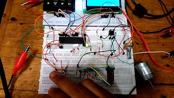 Control de motor DC por medio de un teclado,LCD con PWM con el PIC16F877A.