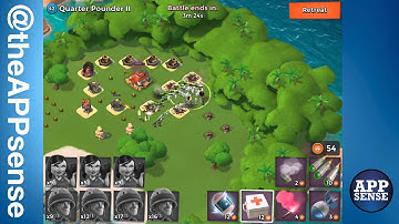 Quarter Pounder II (42) Single Player Island - Boom Beach Walkthrough