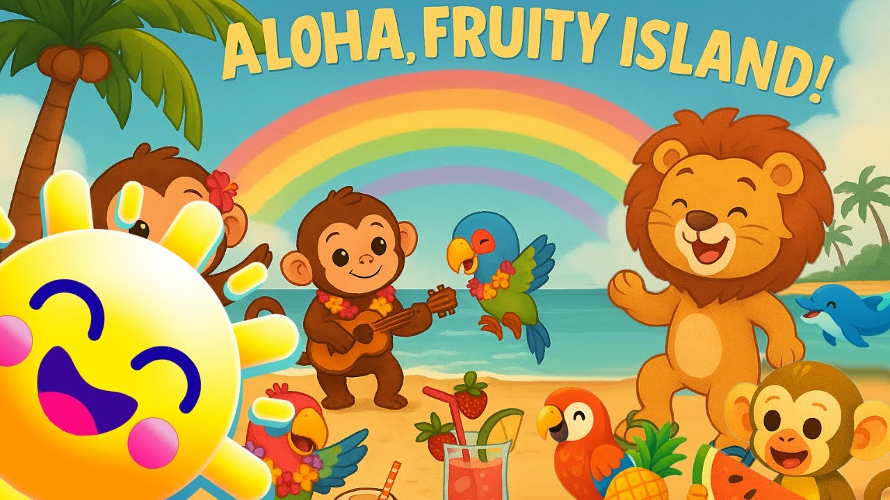 Aloha, Fruity Island || Happy Songs || Tropical Fruit Song for Kids ...