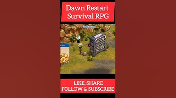 Dawn restart survival RPG #shorts #trending #viral #gameplay #walkthrough #mobilegame #dawnrestart