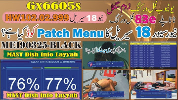 Gx6605s Hw102.02.999 Zoom Signal Software #gx6605s #hw102.02.999 #tataplaydth #youtube #zoomsignal