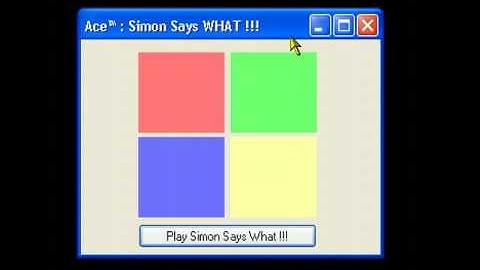 VB.NET : Simon Says What? : 15 FPS : Roylyn Andrews