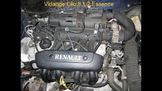 vidange clio II 1.2 Essence