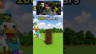 10.000 Lanzas VS Mobs en Minecraft