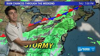 Storms and high humidity come back!