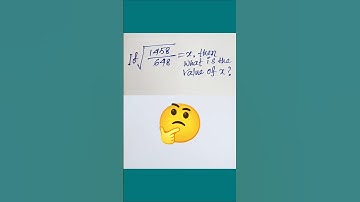 Find the Value of x | Math Trick💡 #SquareRoot #MathTricks