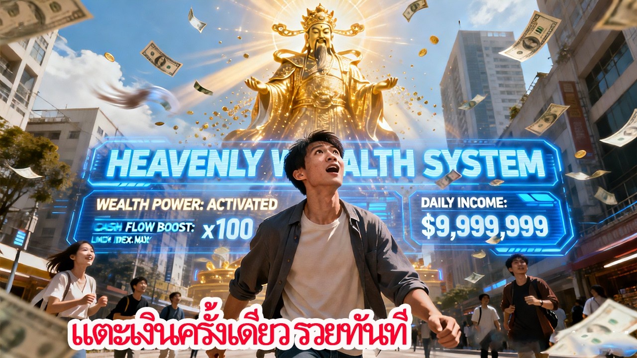 เริ่มต้นด้วยพรเทพโชคลาภ ชีวิตพลิกจากจนเป็นรวย