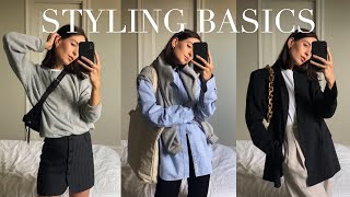 STYLING 15 OUTFITS USING BASICS IN MY WARDROBE | Capsule Wardrobe / Wardrobe Essentials