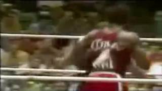 Бокс  Теофило Стивенсон-Дуэйн Бобикк Олимпиада 1972   Свыше  81 кг 1/4