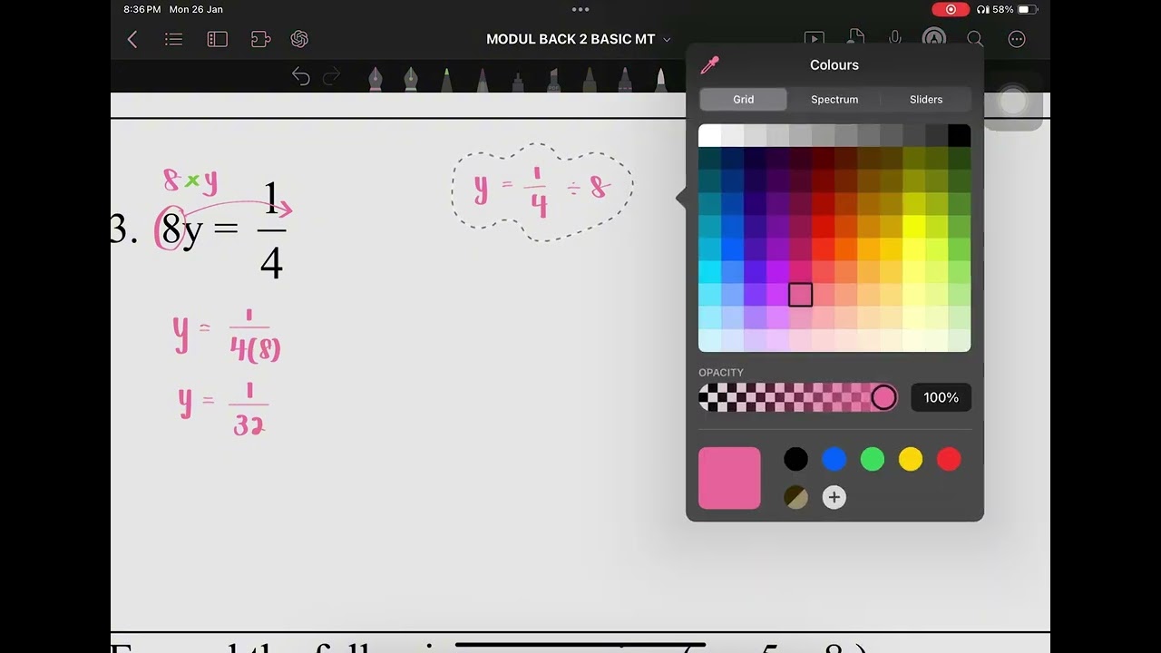 Basic Algebra Questions 