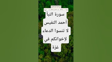 سورة النبأ أحمد النفيس #المصحف #حالات_واتس #قران_كريم #تيك_توك  #لايك #دويتو #ترند #اكسبلور