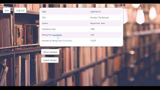 Books project